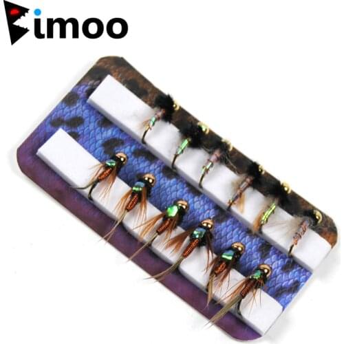 Beadheads Nymph Copper John Fly Brass Head Nymph Stone Fly Fishing Bait Free to send the box