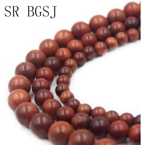 Free Shipping 108pcs 6mm 8mm 10mm Jewelry Findings Round Nepal Rosewood Wood Mala Meditation DIY Beads