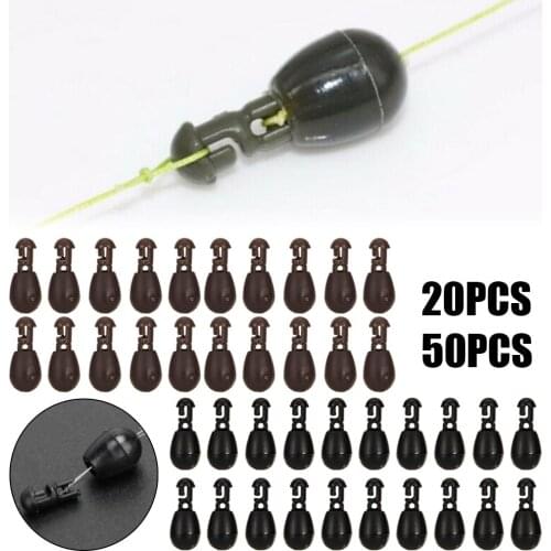 20/50pcs S/L Quick Change Beads For Carp Fishing Shock Bead Method Feeder Bead Fish Change Hooklength Instantly Shock Tackle