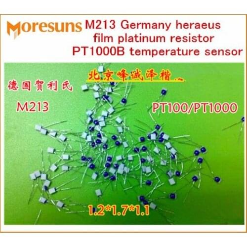 Fast Free Ship 20pcs M213 Germany for heraeus film platinum resistor PT1000B temperature sensor 1.2*1.7mm Heraeus M213 Sensor