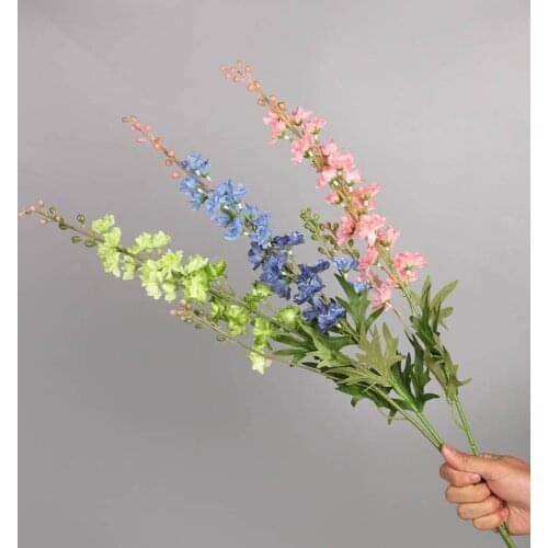 Simulated Delphinus hyacinth single two-fork Delphinus simulated home wedding decoration violet hyacinth