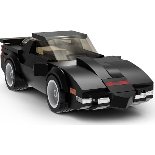 Moc Knights Rider KITT Car Mechanical Racing Building Blocks Kit Vehicle Multicolor Sports Car DIY Idea Toys For Children Gifts