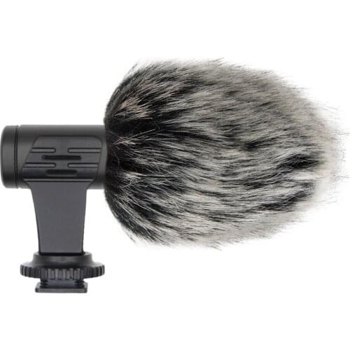 Microphone Mini Portable 3.5mm interface Video Camera Interview digital camera Mic With Muff For iPhone Samsung smart phone Mic