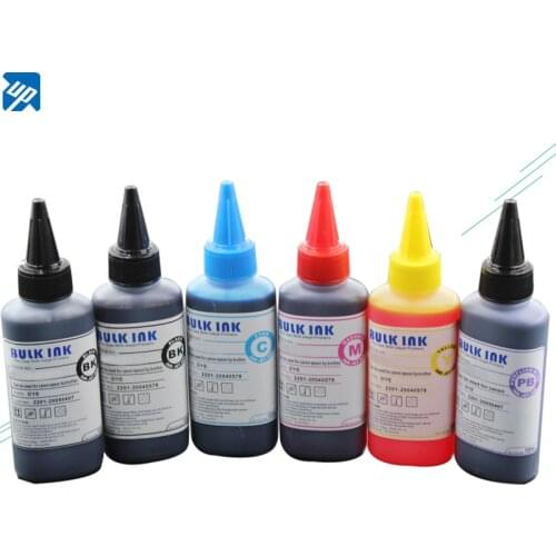 6 x 100ML Universal Refill Ink kit for Epson Canon TS8150 TS8151 TS8152 TS8250 TS8251 TS8252 TS8350 TS8351 TS8352 TS9150 TS9155