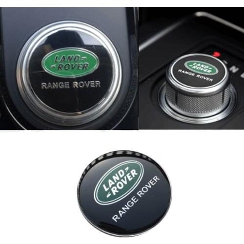 For Land Rover Range Rover Evoque Discovery Sport Defender Aurora L322 Vogue Car Gear Head Cover Emblem Sticker Auto Decoration
