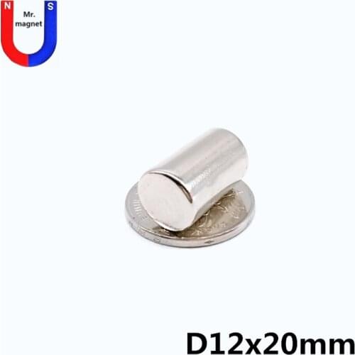 10pcs 12*20 neodymium magnet 12x20 mm N35 Disc Round Super Strong magnets 12x20 Powerful Rare Earth NdFeB Magnets