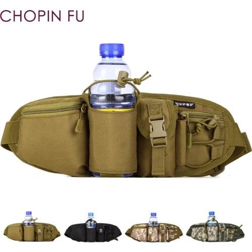 Close-fitting waist pouch drinks pockets traveling water bottle pockets chest A3118