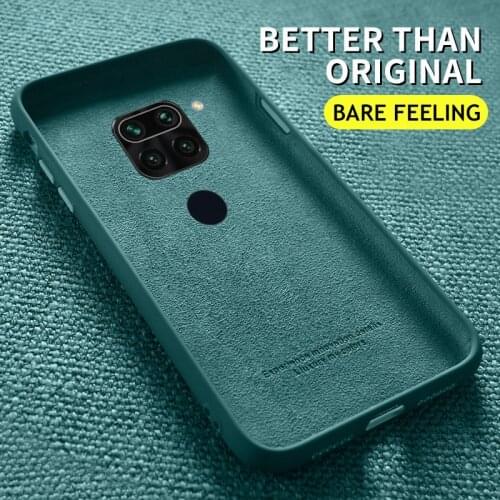 Silicone Case RedMi Note 9S 9 Pro Max 8T 7 Pro K20 K30 Solid For XiaoMi RedMi 9A 9AT 9C NFC 9 8 8A 7 7A Shockproof Cover Liquid