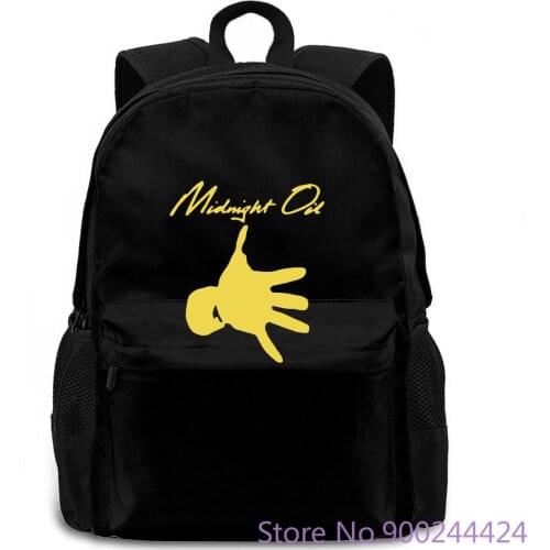 Midnight Oil Hand Rock Band Color Black To Different Colours women men backpack laptop travel school adult student
