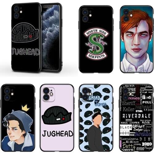 Riverdale Jughead For Apple iPhone 13 12 11 Mini XS XR X Pro MAX SE 2020 8 7 6 5 5S Plus Black Silicone Phone Case