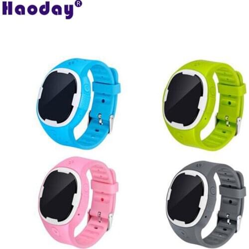 Smart Watch GPS tracker GPT18 for elder kids WIFI LBS positioning SOS alarm play back history route Geo-fence low power alarm