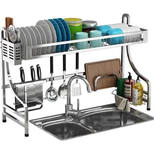 Bowl Rack Above Sink Drain Rack 304 Stainless Steel Kitchen Storage Rack Domestic Dish Rack Storage Rack