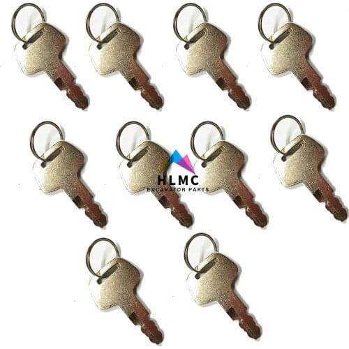 2PCS Heavy Equipment 55240 key 66711-55240 Ignition key for kubota tractor