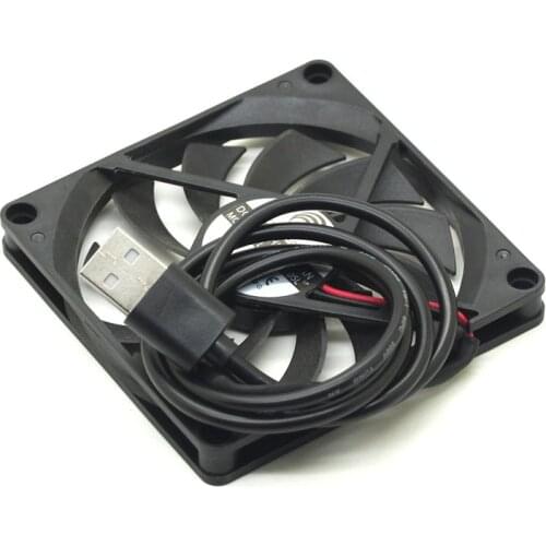 USB cooling fan 80mm For Power logic power pla08010s05l 5V 0.15A 8cm 8010 USB cooling fan
