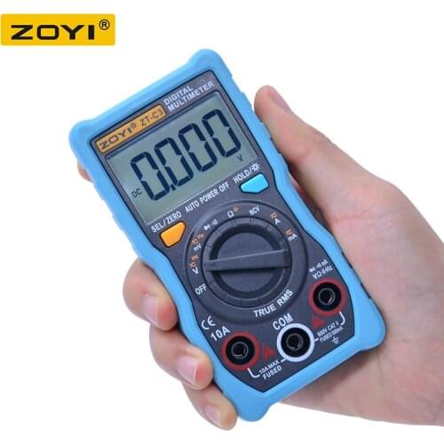 OUTEST NCV Digital multimeter Auto Range 4000 Counts Backlight AC/DC Ammeter Voltmeter Ohm Portable Meter Tester Tool ZT-C3