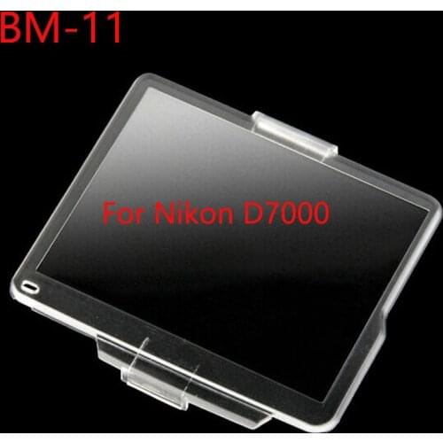 10pcs/lot BM-11 Hard Plastic Film LCD Monitor Screen Cover Protector for Nikon D7000