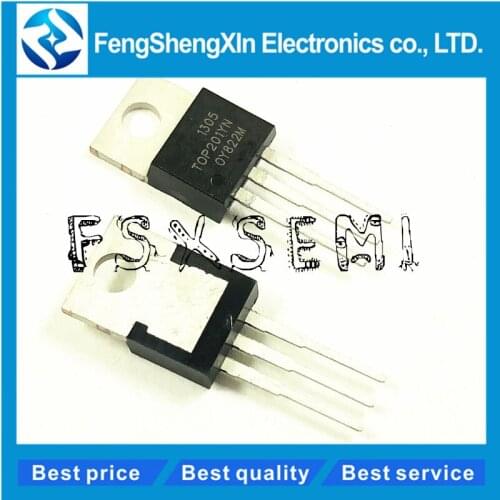 10pcs/lot TOP201YN Three-terminal Off-line PWM Switch TO-220