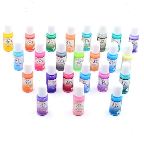 24 Colors Epoxy Resin Dye Solid Liquid Resin Colorant Opaque Pigment Resin Kit