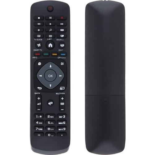 433MHz Replacement TV Remote Control Support 2 x AAA Batteries with 10M Long Transmission Distance Fit for Philips YKF347-003