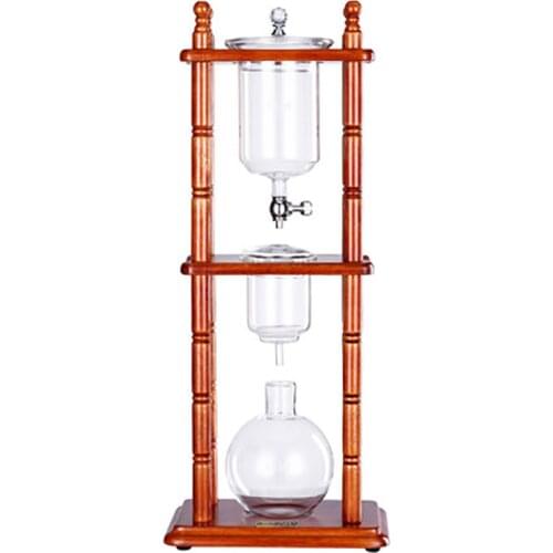 5-8cups ice drip Pot Japanese Style syphon Coffee Accessories Cold Brew/Drip Coffee Maker 500ml Heat Resistant Glass For Barista