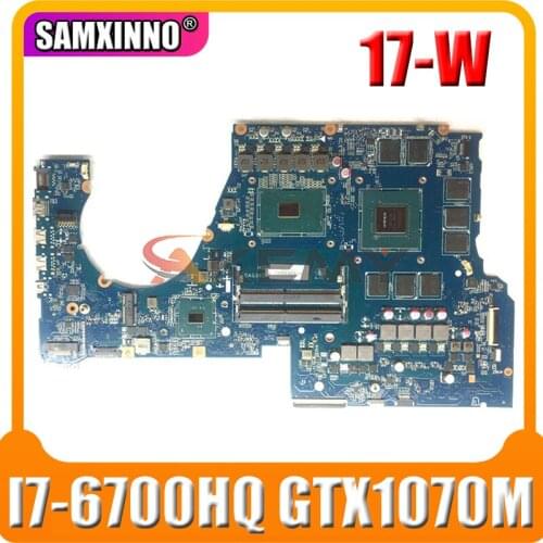 Akemy 862263-601 862263-001 DAG38DMBCC0 For HP PRESSÁGIO 17-W 17-W151NR Notebook Laptop Motherboard I7 6700HQ GTX1070M Test Ok