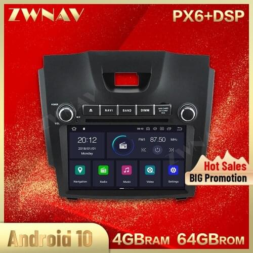 2 din Car Radio Multimedia dvd Player android 10.0 for Chevrolet Trailblazer Colorado S10 Isuzu D-max gps Radio stereo head unit