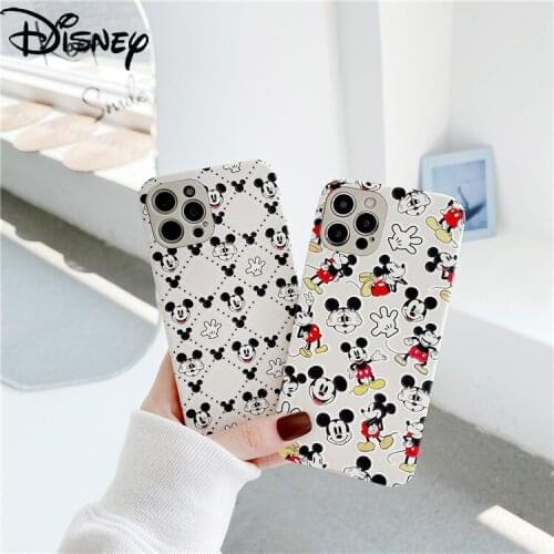 Disney Mickey Mouse for IPhone 7/8P/X/XR/XS/XSMAX/11/12Pro/12mini Cartoon Simple Anti-fall Mobile Phone Case