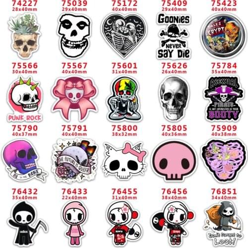 DIY Decoration Crafts Accessories 30pcs Per Halloween Cartoon Character Planar Resin PR75800