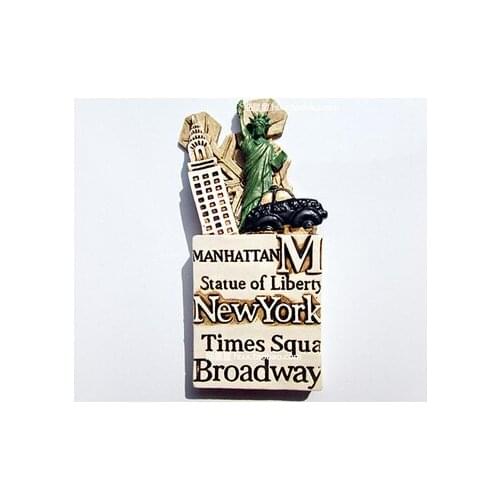 New York Statue of Liberty Travel Memorial Fridge