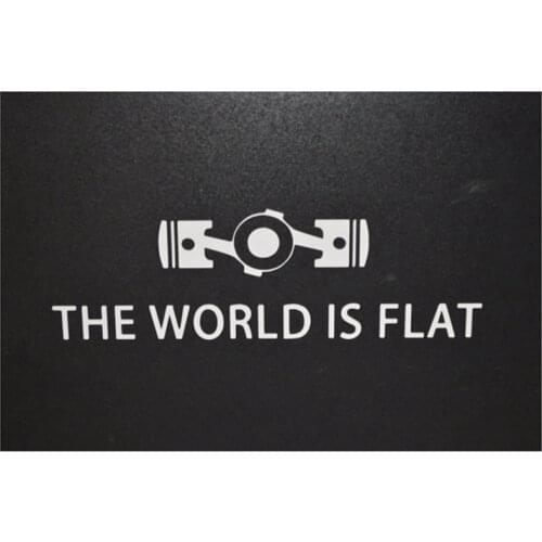 Flat boxer engine sti porsche for VW impreza BRZ window sticker vinyl