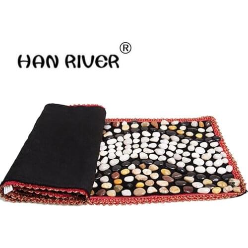 Foot pad bai maji stone pebbles massage foot massage shoes bottom go carpet floor MATS gravel road refers to clamp