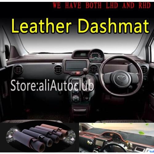For toyota SPADE PORTE G2 2013 2014 2020 Leather Dashmat Dashboard Cover Dash Mat Sunshade Carpet Car Styling auto accessories