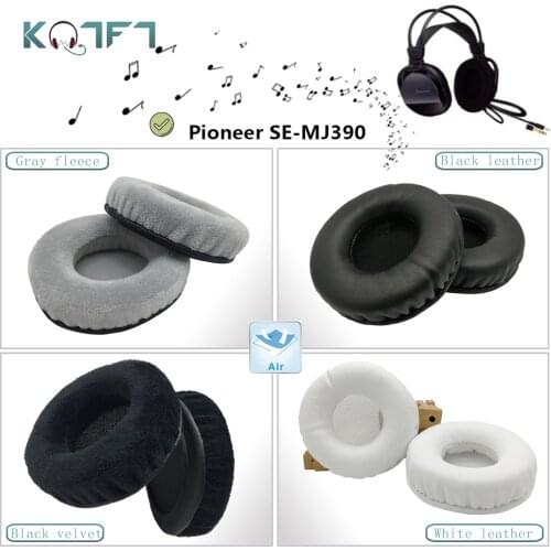 KQTFT flannel 1 Pair of Replacement Ear Pads for Pioneer SE-MJ390 Headset EarPads Earmuff Cover Cushion Cups