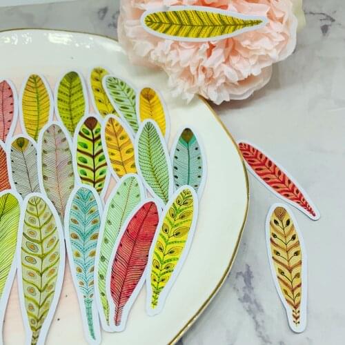 33Pcs leaf Stickers for Luggage Laptop Skateboard Bicycle Motorcycle Styling Decals Fashion Cool Sticker