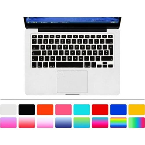Norwegian UK EU Keyboard Cover 3PCS Silicone Skin Protector Film for Apple MacBook Pro Air Retina 13 15 17 For Mac Air 13.3 Inch