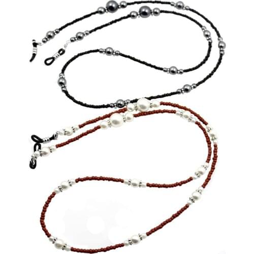 Prettyia Faux Pearl Beads Strand Eyeglass Holder Spectacle Sunglass Cord Lightweight Chains & Lanyards Accessories