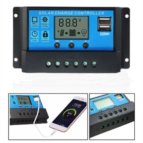 PWM10A20A30A40A50A60A Solar panel controller street lamp, mobile phone, car charging voltage regulator