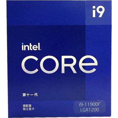 Brand New Intel Core i9-11900F Processor 16M Cache Up to 5.20GHz 14nm TDP-65W LGA1200 8-Cores 16-Threads i9 11900F Desktop CPU