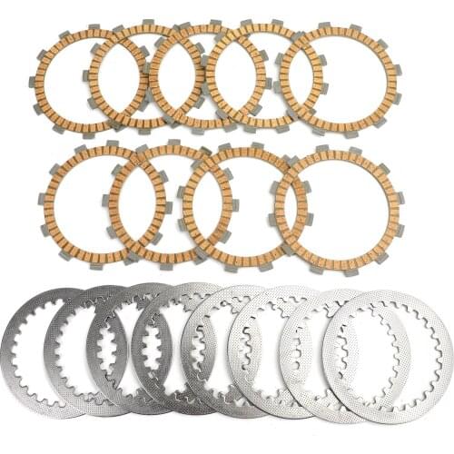 Areyourshop Clutch Kit Steel & Friction Plates fit for Yamaha R6 YZF600 TRX850 FZR1000 3J2-16324-00 4TX-16321-003 Motor Parts