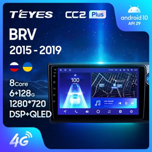 TEYES CC2L CC2 Plus For Honda BRV 2015 - 2019 Right hand driver Car Radio Multimedia Video Player Navigation GPS Android No 2din 2 din dvd