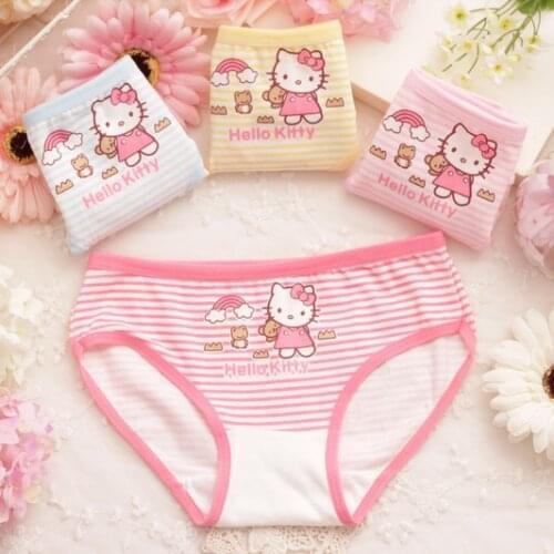 4pcs Lot New Arrival Kids Girl Underwear Cotton Baby Girls Panties Childrens Briefs Cartoon Designs Shorts 2-10 Years