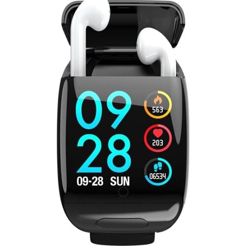 D8 Smart Watch Newest Heart Rate Monitor Women Men With Bluetooth Earphone Fitness Tracker Blood Pressure Smartwatch IOS Android