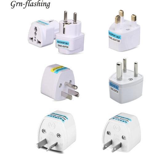 Universal UK AU EU US To US/UK/EU/AU Power Plug Adapter 2 3 Pin Connector Euro China Travel Electrical Adapter Socket Converter