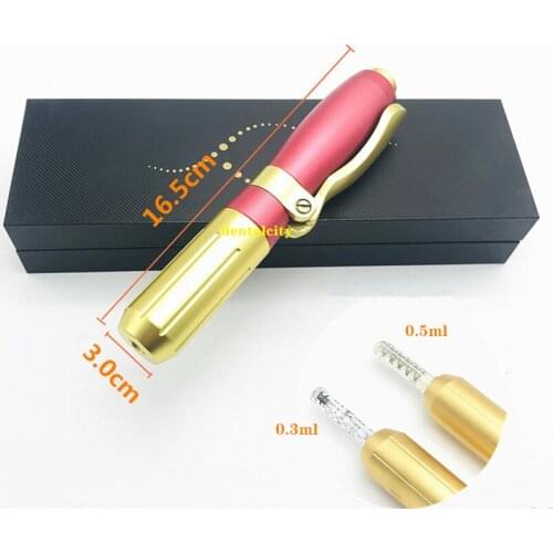Hyaluronic Acid Pen 3ml/5ml Anti Wrinkle Lifting Lip High Pressure Atomizer Hyaluronic Pen with Ampoule Head