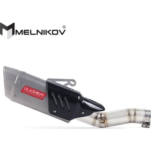 Motorcycle Exhaust Middle Slip On For Suzuki GSXR600 Gsxr700 Gsxr750 K7 GSX R700 R750 R600 GSXR 600 750 2008 To 2010 Exhaust