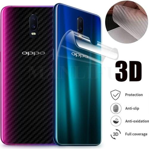 3D Curved Clear Carbon Fiber Film For Oppo F15 F11 F9 F7 F5 F3 Plus Back Full Cover Screen Protector on Oppo A9 A5 A31 2020