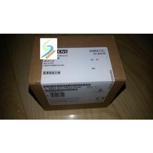 1PC Original SIMATIC 6ES7231-7PB22-0XA8 S7-200CN Analog Module EM 231 PLC Module 6ES7 231-7PB22-0XA8 NEW, 6ES72317PB220XA8