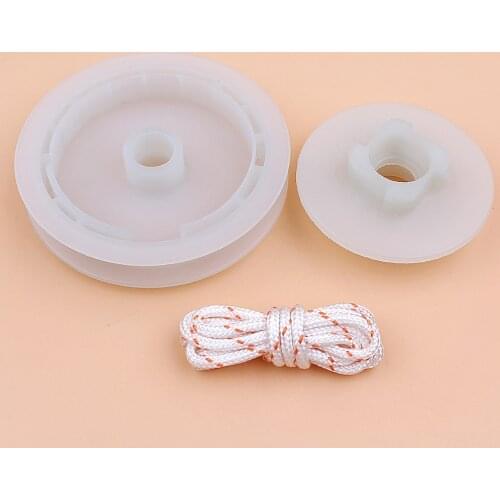4500 5200 5800 Chinese Chainsaws Easy Starter Pulley Set 45cc 52cc 58cc Gasoline Chain Saws Replacement Parts
