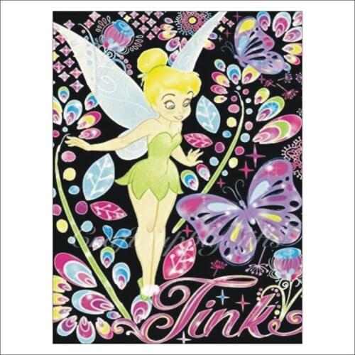 5D DIY Diamond Painting Elf Girl Mosaic Diamond 3D Diamond Painting Set Home Decoration Mural Gift T244