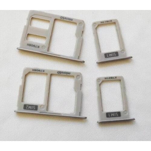 10pcs/lot For Samsung Galaxy J3 J5 J7 2017/J330 J530 J730F Phone Housing SIM Tray Adapter Micro SD Card Tray Holder